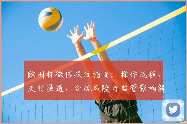 欧洲杯微信投注指南:操作流程、支付渠道、合规风险与监管影响解读